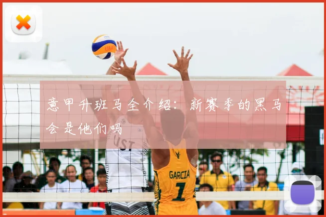 意甲升班马全介绍:新赛季的黑马会是他们吗
